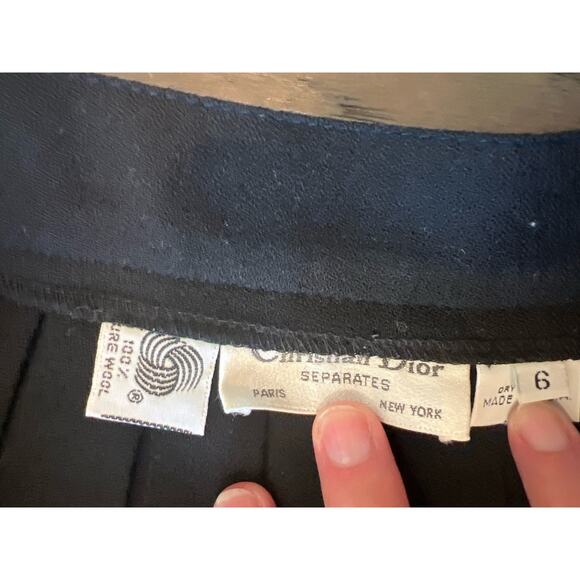 Christian Dior pleated midi skirt - Picture 8 of 9